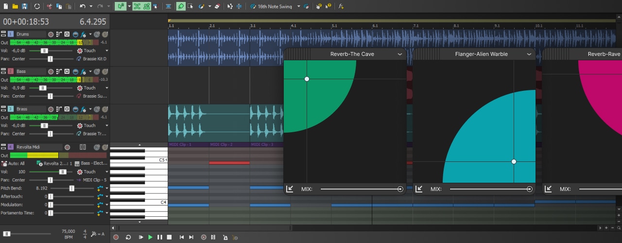 El compositor basado en loops original