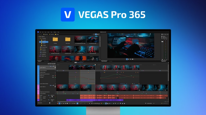 Save at least 40% on VEGAS Pro with our annual plans.