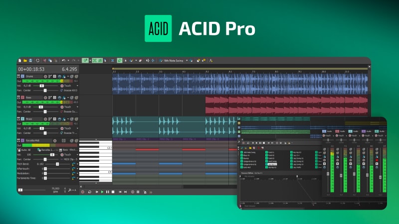 Save at least 72% on your upgrade to the newest version of ACID Pro.