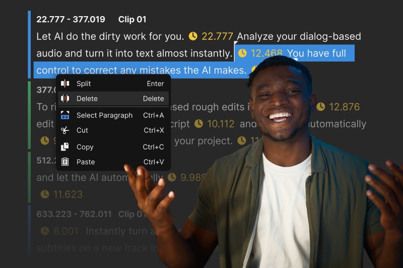 Text-based Editing