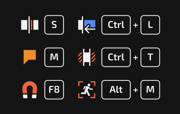 Métodos abreviados de teclado
