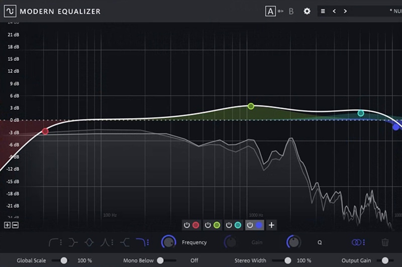 Modela tu audio con Modern Equalizer