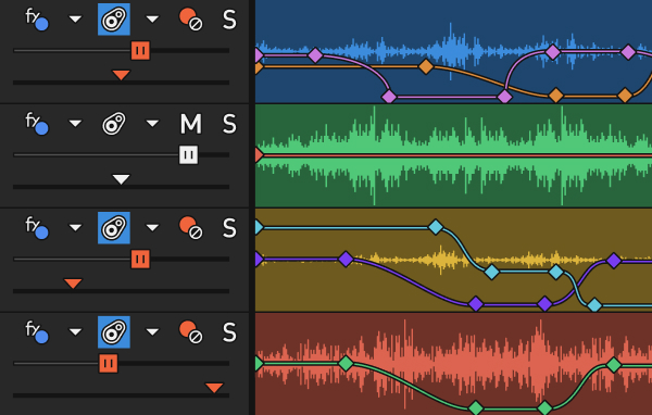 Automatización de efectos de audio
