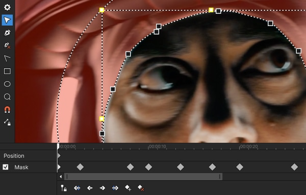 Máscaras Bézier